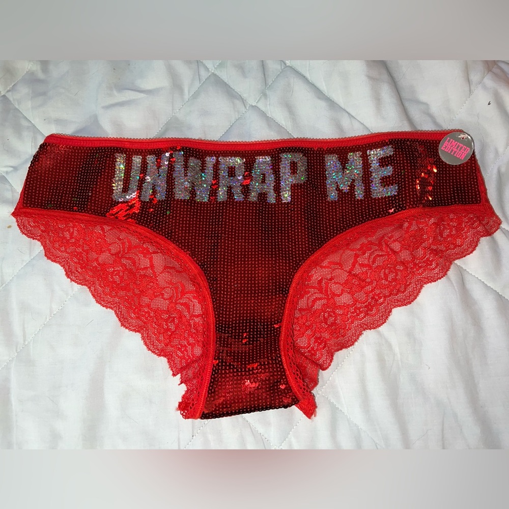 Victoria’s Secret PINK Brand New Sequins Extra Low Rise Hipster Underwear